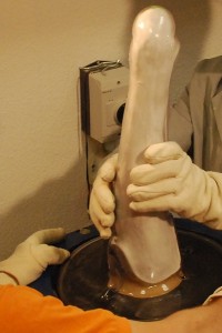 Anformung durch Vakuumdruck