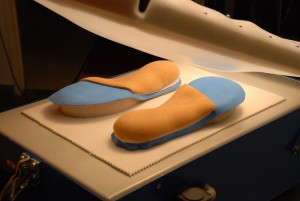 gepresster Rohling, fertig zu weiteren Verarbeitung und nachfolgender Anprobe am Kunden