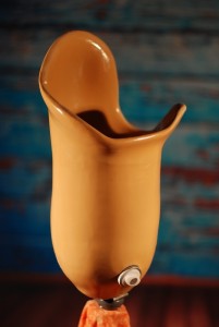 Oberschenkel Gießharzschaft, längsoval, passives Vakuumsystem