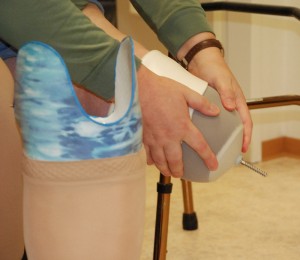 Anlegen des Silikonliners